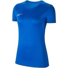 Nike Blåa - Dam - Kort ärmar - Polyester T-shirts Nike Dri-FIT Park VII Jersey Women - Royal Blue/White