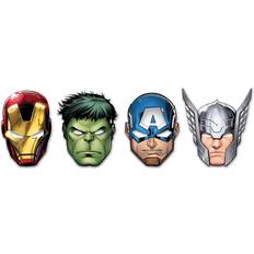 Vegaoo 6 Avengers Mighty masker i kartong