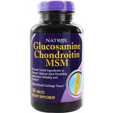 MSM - Tabletter Vitaminer & Mineraler Natrol Glucosamine Chondroitin and MSM 150 Tablets