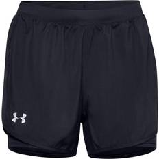Under Armour Dam - Löpning Shorts Under Armour Fly By 2.0 2-In-1 Shorts Women - Black/Reflective