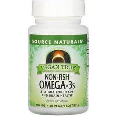 Source Naturals Fettsyror Source Naturals Vegan True Omega-3s 300 mg 30 Vegan Softgels