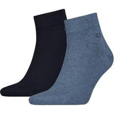 Calvin Klein Herr - Polyester Strumpor Calvin Klein Ankle Socks 2-pack - Denim Melange