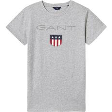 Gant Teen Boy's Shield T-shirt - Light Grey Melange (905114-7907)