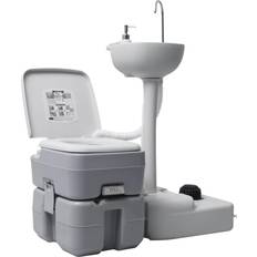 VidaXL Friluftsutrustning vidaXL Portable Camping Toilet and Handwash Stand Set