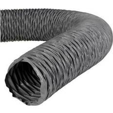 Lindab Flexslange TH 100 af PVC-belagt væv med indsvejst stålspiral. Lgd. 6m, komprimeret ca. 1,1 m