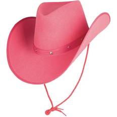 Världen runt Hattar Wicked Costumes Cowboyhatt Hot Pink