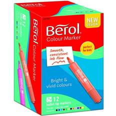 Berol Colour Marker Bullet Tip 12-pack