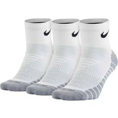 Nike Dam Strumpor Nike Everyday Max Cushioned Training Ankle Socks 3-pack - White/Wolf Grey/Black