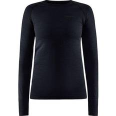 Dam - Svarta Underställstoppar Craft Sportswear Core Dry Active Comfort LS Women - Black