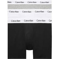 Calvin Klein Kalsonger Calvin Klein Cotton Stretch Boxer Briefs 3-pack - Black/White/Grey Heather