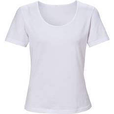 Trofé Dam T-shirts & Linnen Trofé Bamboo T-shirt - White