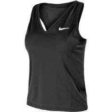 Nike Dam - Elastan/Lycra/Spandex T-shirts & Linnen Nike Court Victory Tank Top Women - Black/White