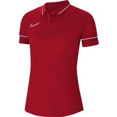 Nike Dam Pikétröjor Nike Academy 21 Polo Shirt Women - University Red/White/Gym Red/White