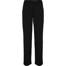 Vero Moda Dam Byxor & Shorts Vero Moda Zamira Normal-High Trouser - Black
