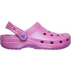 Crocs Rosa Sandaler Crocs Girl's Heart Charmer Sweet Breeze Clog Sandals - Beach Pink