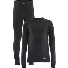 Flickor Underställ Barnkläder Craft Sportswear Junior Core Dry Baselayer Set - Black