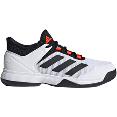 Adidas Racketsportskor adidas Kid's Adizero Club - Cloud White/Core Black/Solar Red