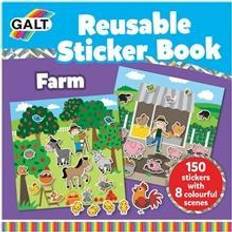 Klistermärken Galt Reusable Sticker Book Farm