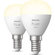 E14 - Päron Ljuskällor Philips Hue W Luster EU P45 LED Lamps 5.7W E14