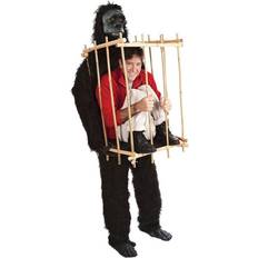 California Costumes Gorilla med Bur Maskeraddräkt