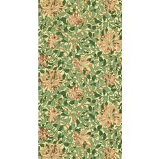 William Morris Honeysuckle Green/Coral/Pink