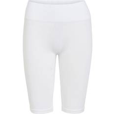 Vila Dam Shapewear & Underplagg Vila Seam Shapewear Bike Shorts - White/Optical Snow