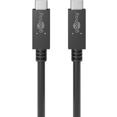 Goobay USB C-USB C - USB-kabel Kablar Goobay USB C-USB C 3.1 (Gen.2) 1m