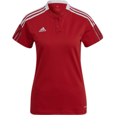 adidas Tiro 21 Polo Shirt Women - Team Power Red
