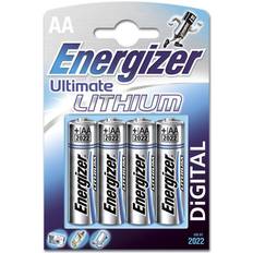 Batterier Batterier & Laddbart Energizer AA Ultimate Lithium Compatible 4-pack