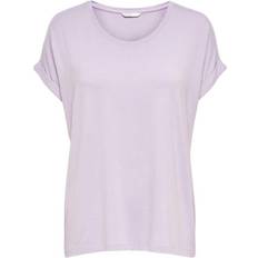 Dam - Lila - Viskos T-shirts Only Moster Loose T-shirt - Purple/Lavender Frost