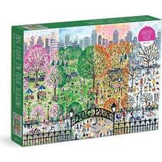Galison Fordon Pussel Galison Dog Park in Four Seasons 1000 Pieces