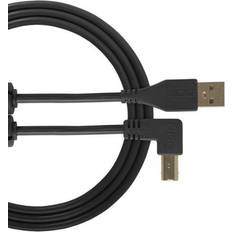 Gröna - USB A-USB B - USB-kabel Kablar UDG Angled USB A-USB B 2.0 1m