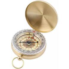 Klassisk Kompass I Mässing Guld