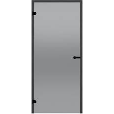 Svart Dörrar Harvia Black Line Bastudörr (69x189cm)