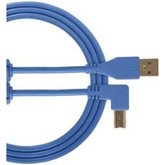 Röda - USB A-USB B - USB-kabel Kablar UDG Angled USB A-USB B 2.0 3m