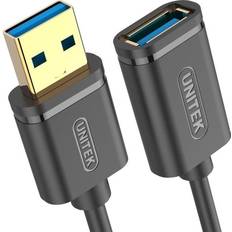 Unitek USB A-USB A - USB-kabel Kablar Unitek USB A-USB A 3.0 M-F 3m