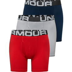 Under Armour Röda Kalsonger Under Armour Men's Charged Cotton 6" Boxerjock 3-pack - Red/Academy