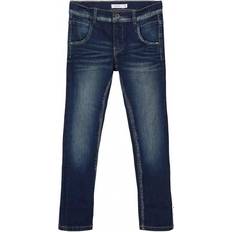 Name It Power Stretch Slim Fit Jeans - Blue/Dark Blue Denim (13180595)