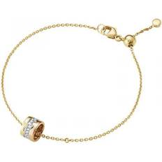 Georg Jensen Guld Armband Georg Jensen Fusion Bracelet - Gold/Rose Gold/White Gold/Diamonds