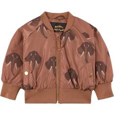 Pojkar Ytterkläder Mini Rodini Elephants Baseball Jacket - Brown (2221010716)