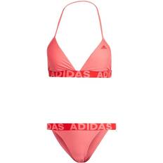Dam Bikiniset adidas Women Beach Bikini - Semi Turbo/Vivid Red