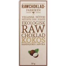 Laktosfritt Choklad Raw Chocolate Coconut 67% 50g