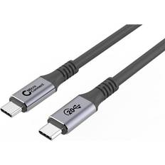 USB C-USB C - USB-kabel Kablar MicroConnect USB C - USB C 3.2 (Gen2) M-M 4m