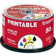 Fujifilm DVD-R 4.7GB 16x Spindle 50-Pack Inkjet