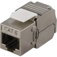 Cat6 - Kabeladaptrar Kablar Deltaco RJ45 FTP Cat6 Female Mono Adapter