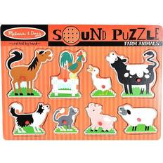 Knoppussel Melissa & Doug Farm Animals Sound Puzzles
