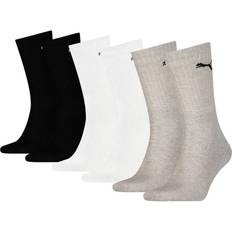 Puma Sport Crew Socks 6-pack Unisex - Grey/White/Black