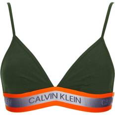 Calvin Klein Hazard Cotton Unlined Triangle - Dark Green