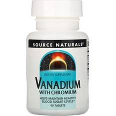 Source Naturals Vitaminer & Mineraler Source Naturals Vanadium with Chromium 90 Tablets