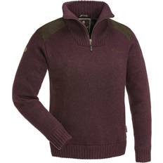 Pinewood Dam Överdelar Pinewood Women's Hurricane Knitted Sweater - Dark Burgundy Melange